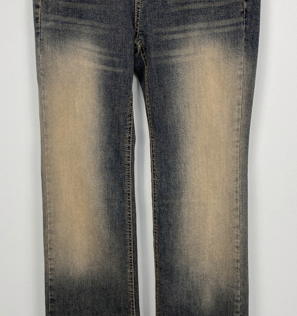 Y2K 00s PPFM ダブルウエスト 花柄裏地 デニムパンツ S Y2K 00s PPFM ダブルウエスト 花柄裏地 デニムパンツ S