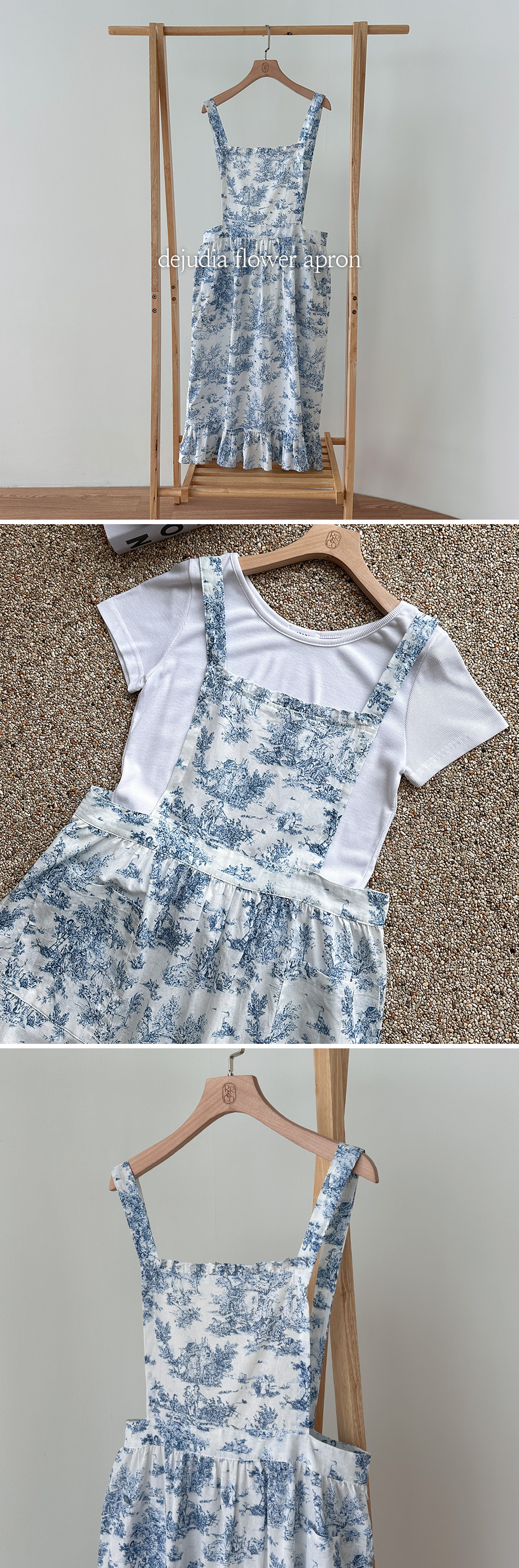 リボンフリルトワルドジュイエプロンワンピース | レディース