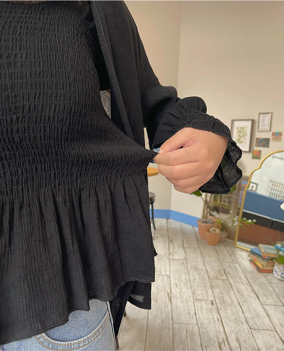 リリエンコ フリルスモックドキャミ&トップスセット