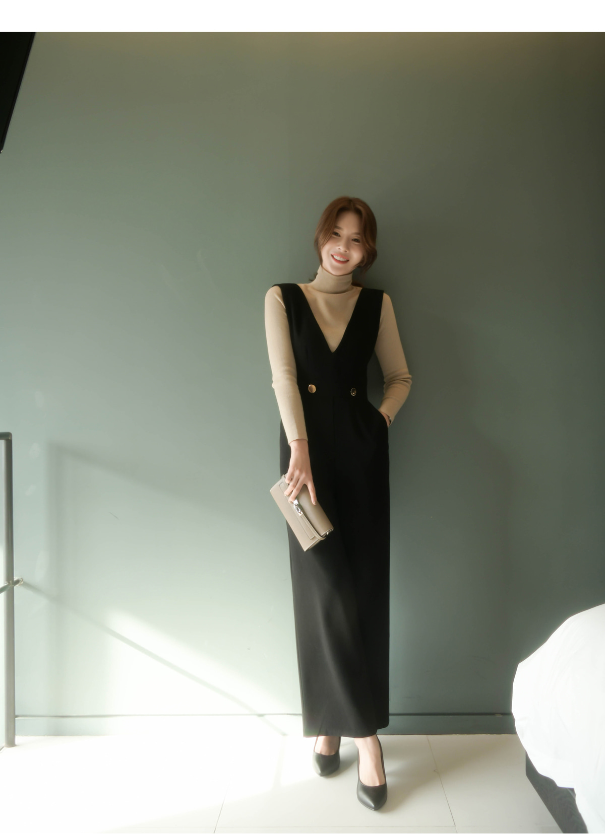 (日曜日で削除)hholic dry touch vneck オールインワン dry touch vneck all-in-one – hholic