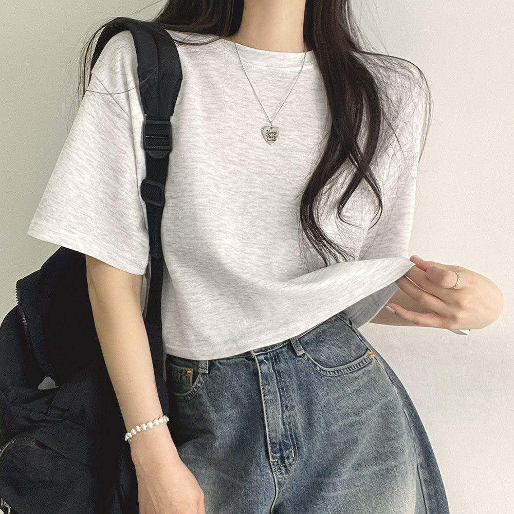 H＞beauty&youthコットンハイゲージ カットオフTシャツ