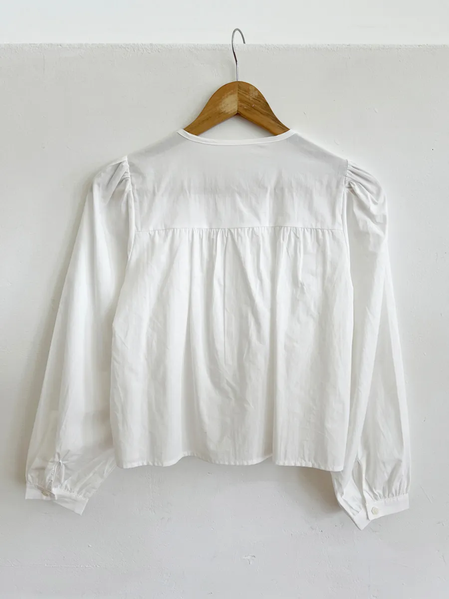 블라우스 화이트 색상 이미지-S1L61