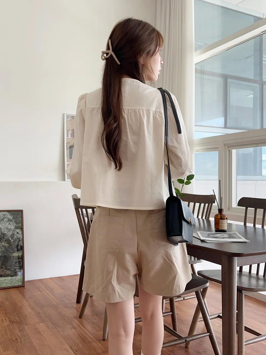 블라우스 모델 착용 이미지-S1L18