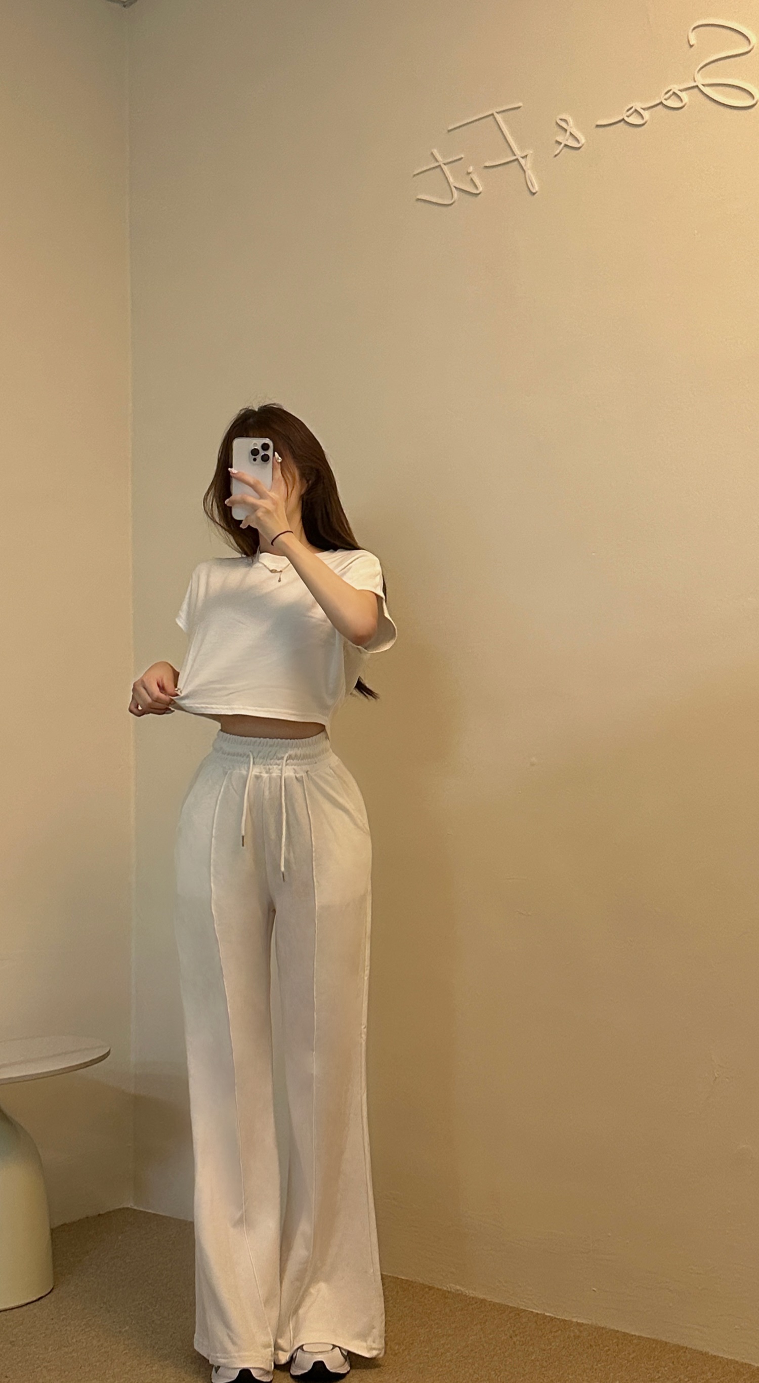 2色 セットアップ 半袖 Tシャツ クロップド丈 フレアパンツ 夏 2 51H6KqdDu3L._SY350_QL65_.jpg