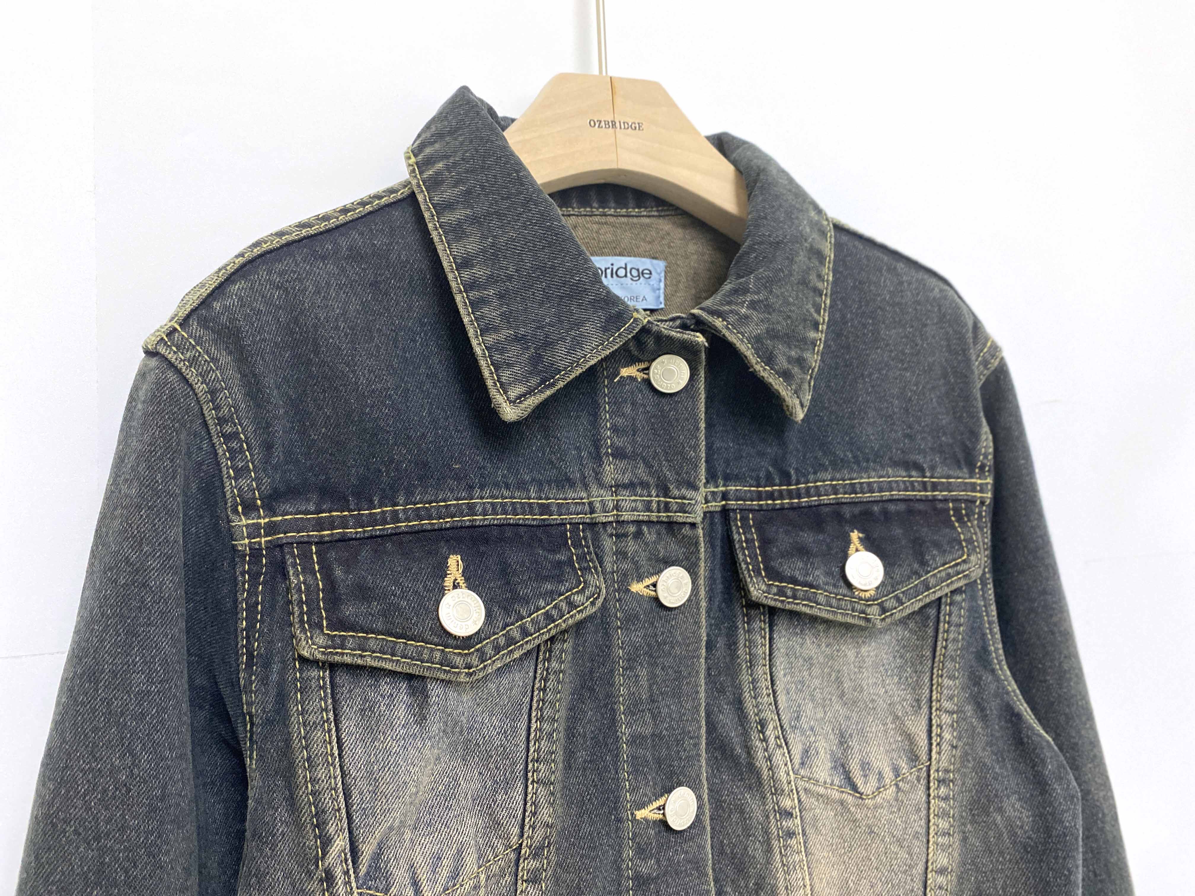 ビンテージクロップドデニムジャケット | レディースファッション通販