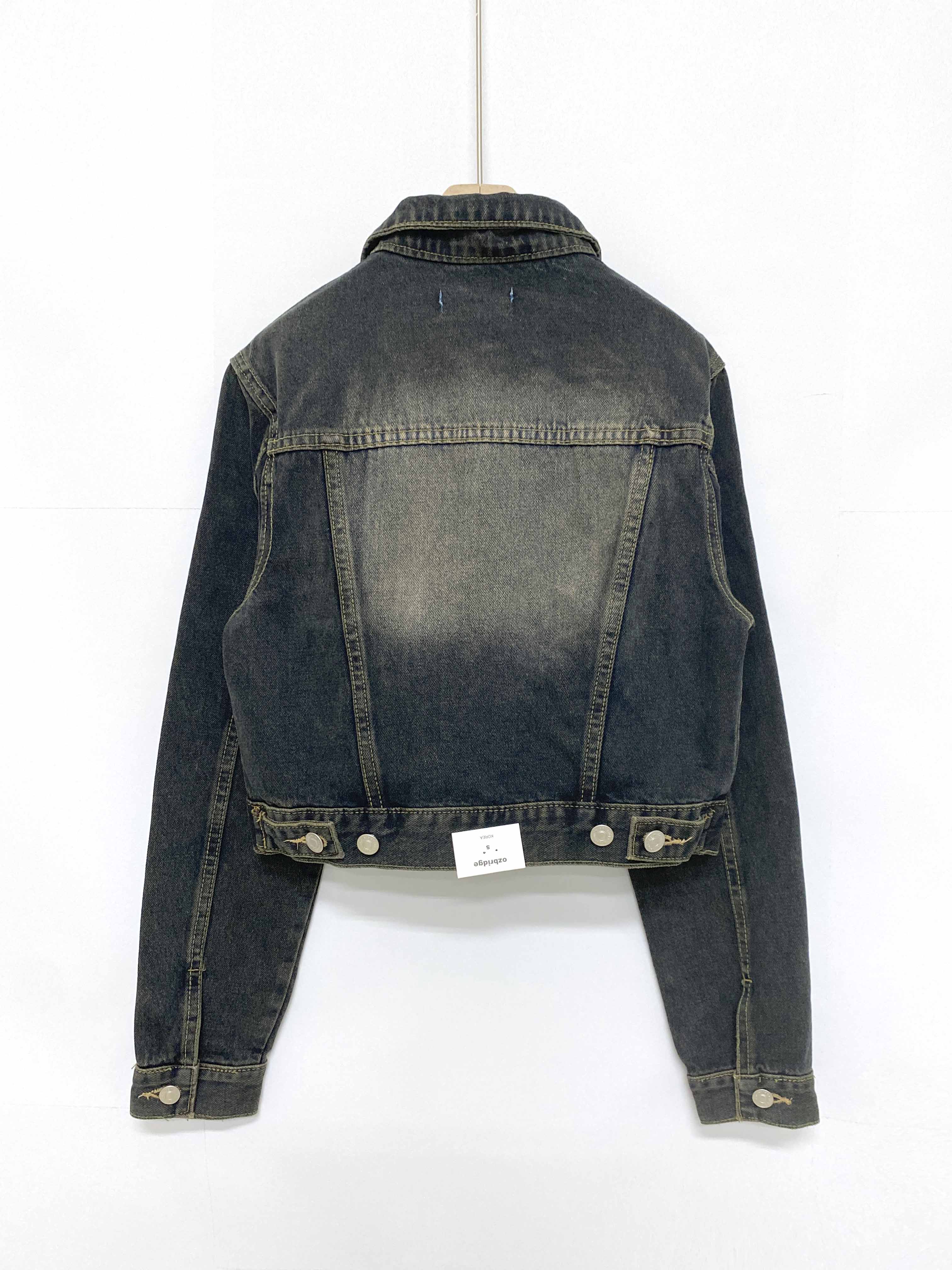 ビンテージクロップドデニムジャケット | レディースファッション通販