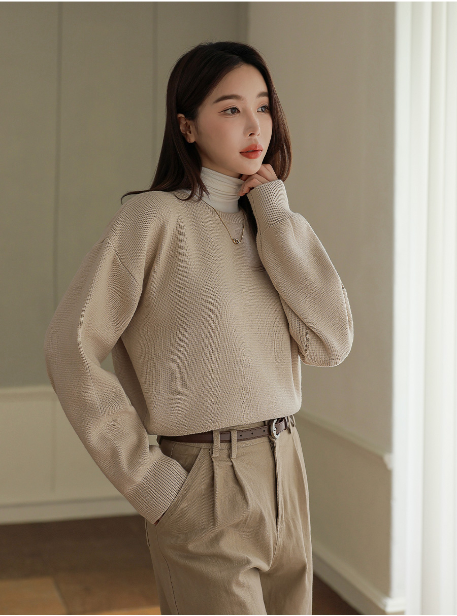 ハイネックスリム長袖Tシャツ | レディースファッション通販 - DHOLIC