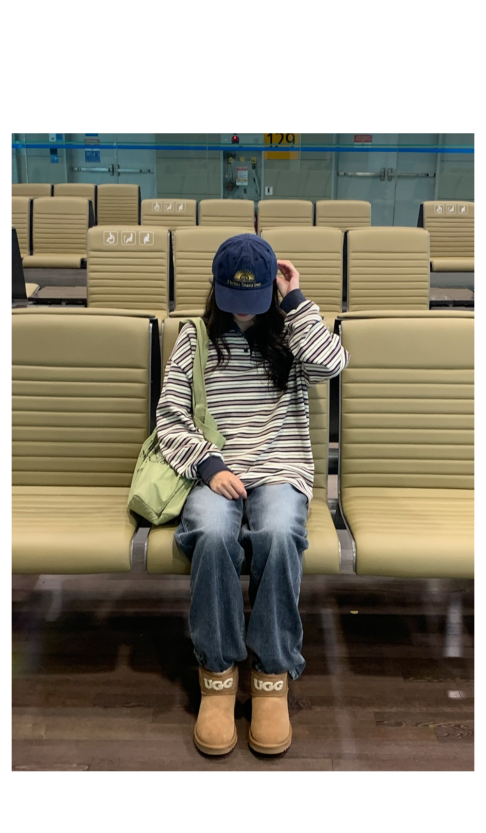 L.G.B. ダークブルー デニム ウォッシュダークブルーデニムパンツ | レディースファッション