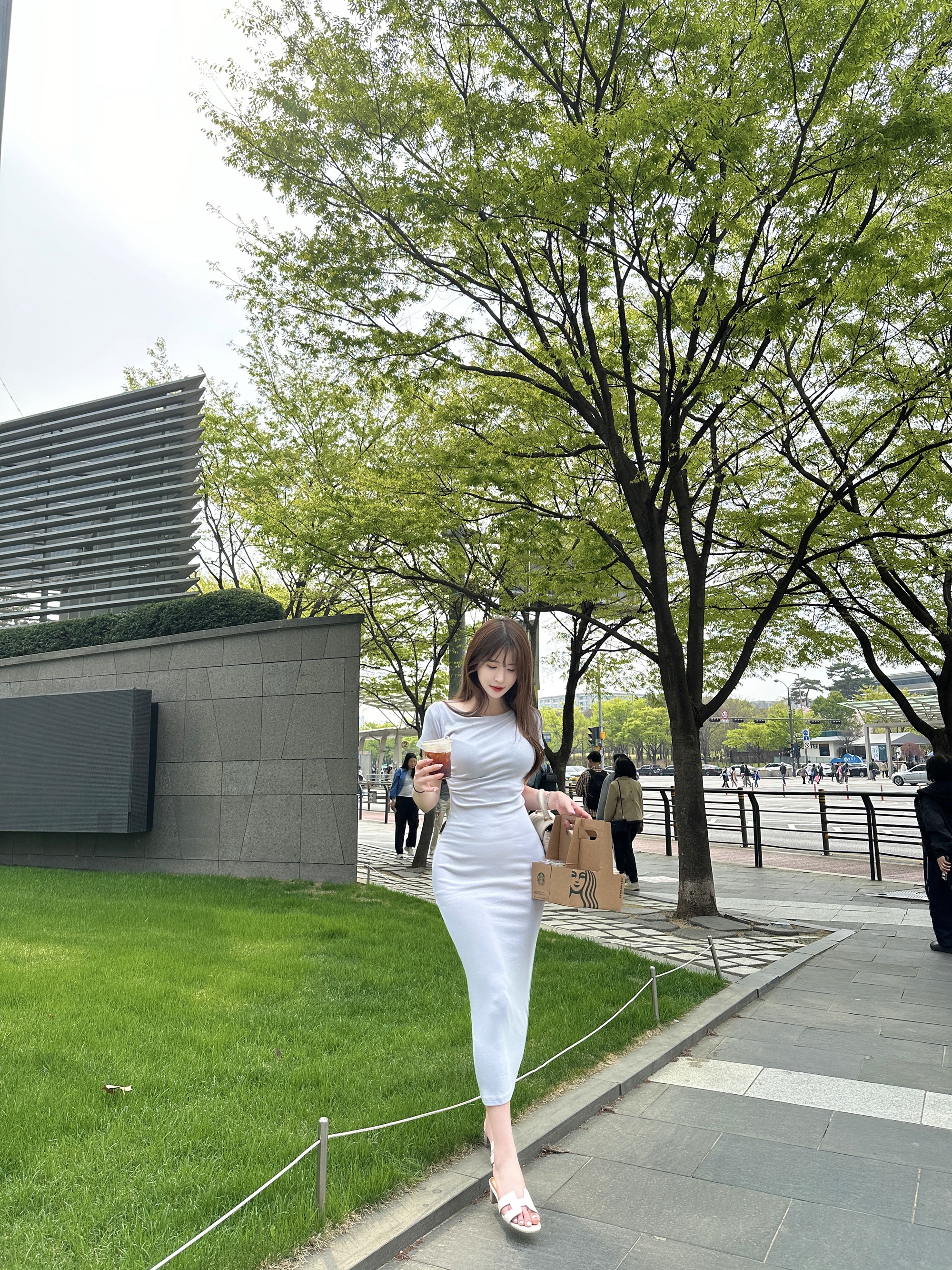 ★大人気★ ドイ カラーネック 半袖ロングワンピ ドレープネック半袖ロングワンピース | レディースファッション
