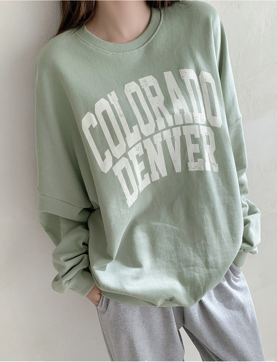 DENVERプリントボクシースウェット | レディースファッション通販 - DHOLIC
