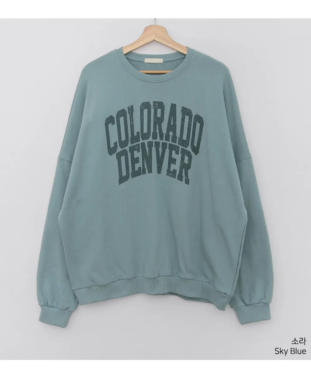 DENVERプリントボクシースウェット | レディースファッション通販 - DHOLIC