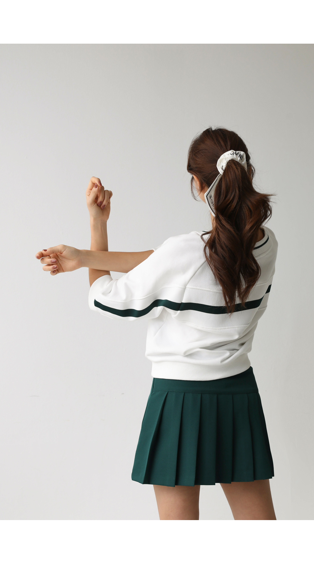 【BOTTEAGA】プリーツヘム ミニスカート ボッテガ・ヴェネタ プリーツヘム ミニスカート