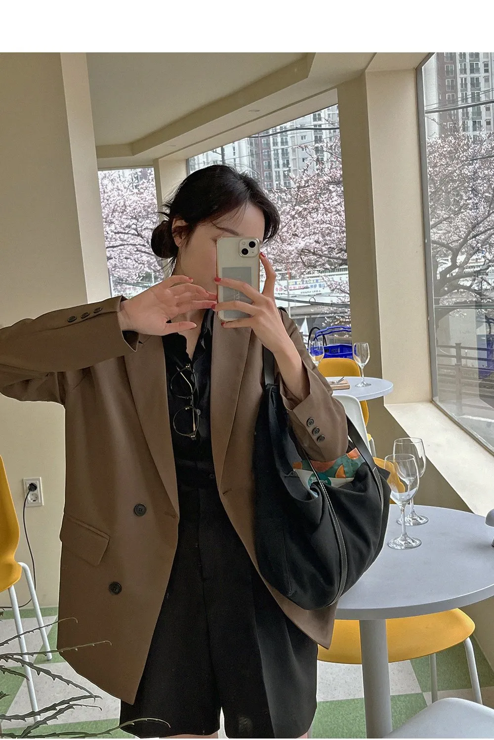 제스티 테일러드더블자켓