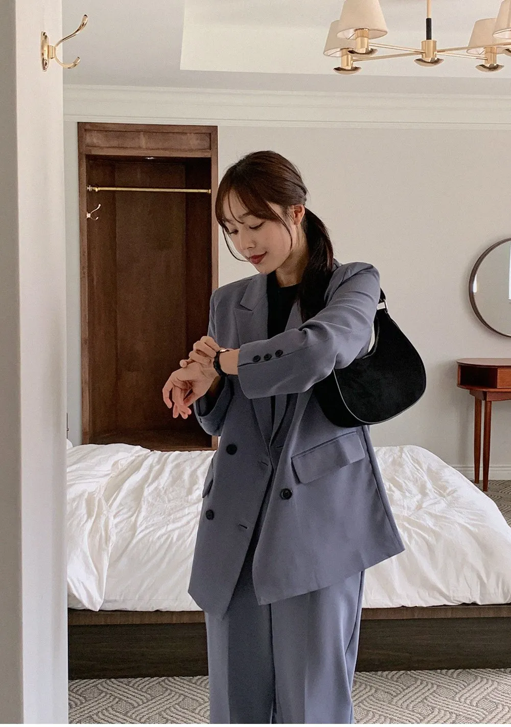 제스티 테일러드더블자켓