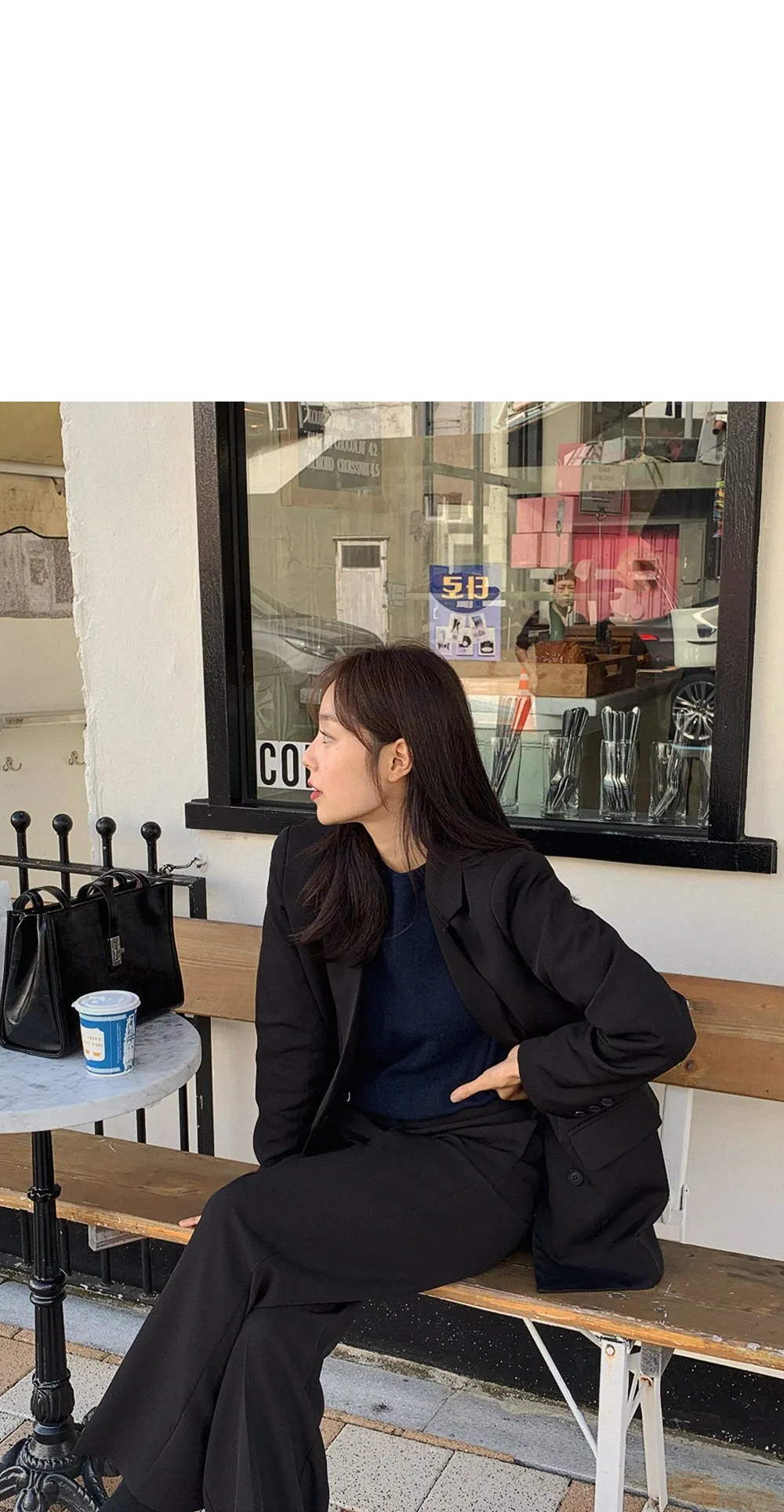 제스티 테일러드더블자켓