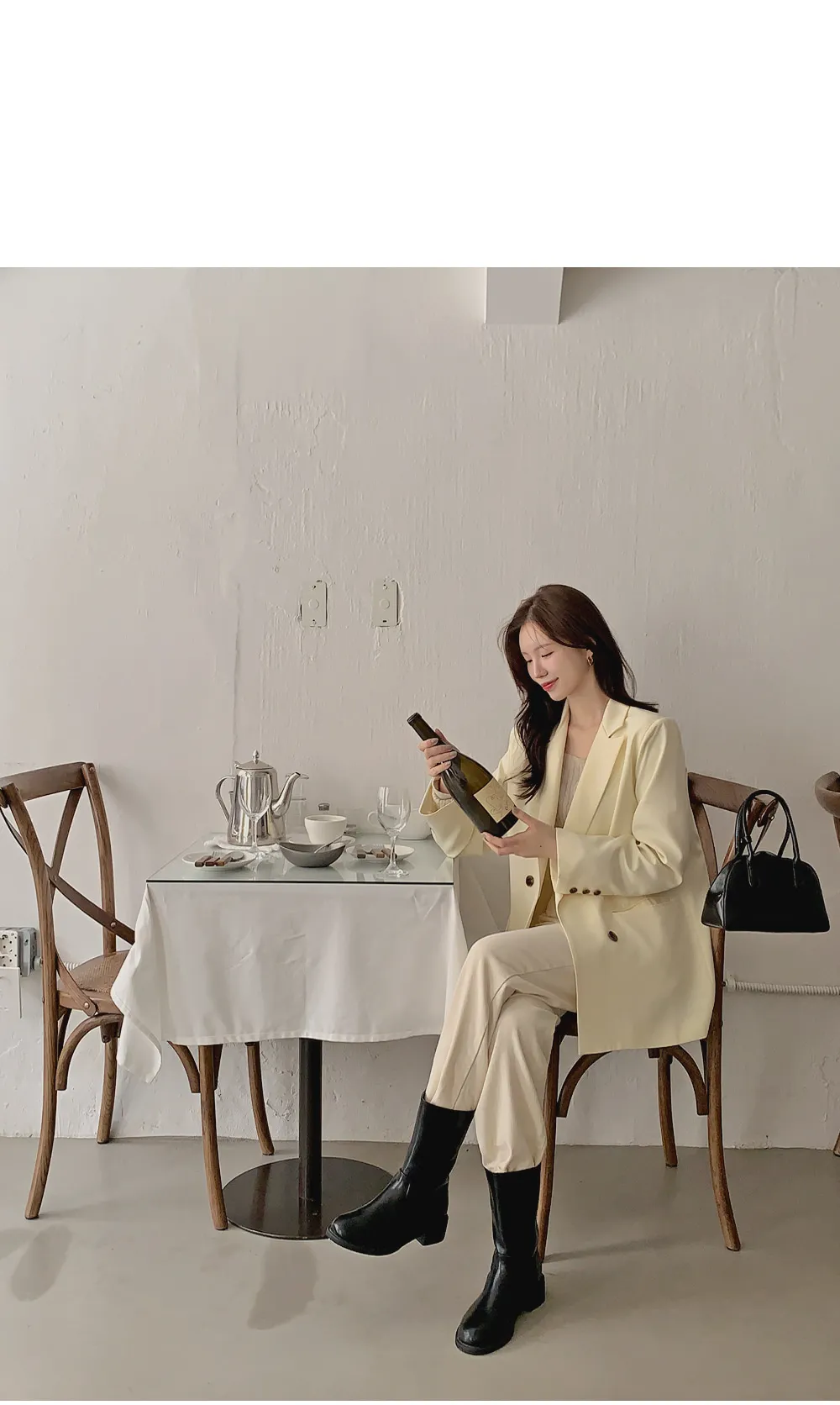 제스티 테일러드더블자켓