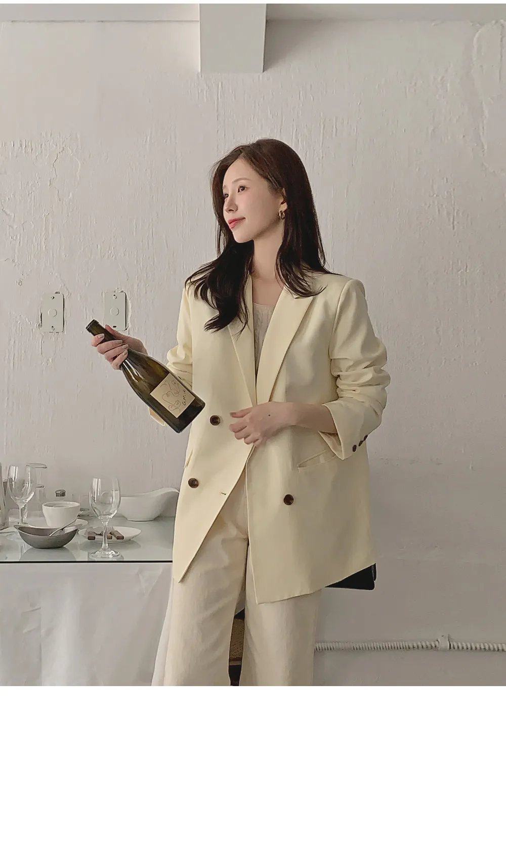 제스티 테일러드더블자켓