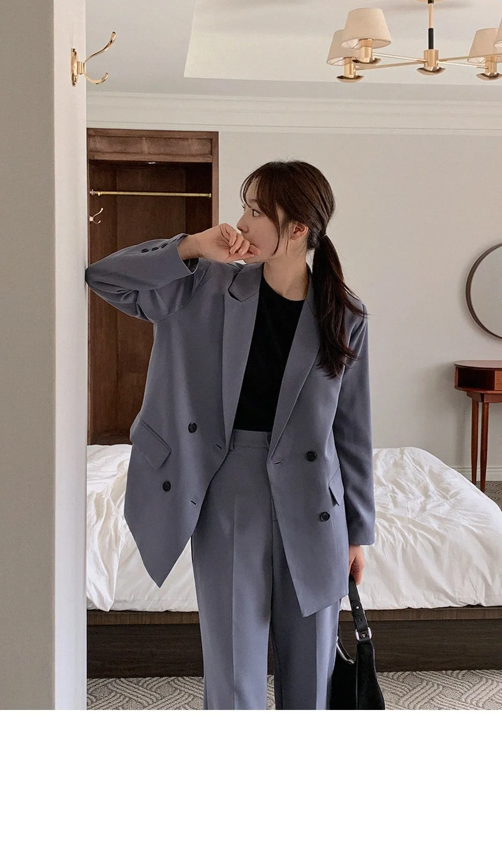 제스티 테일러드더블자켓