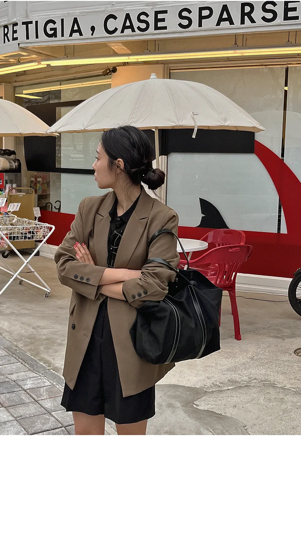 제스티 테일러드더블자켓