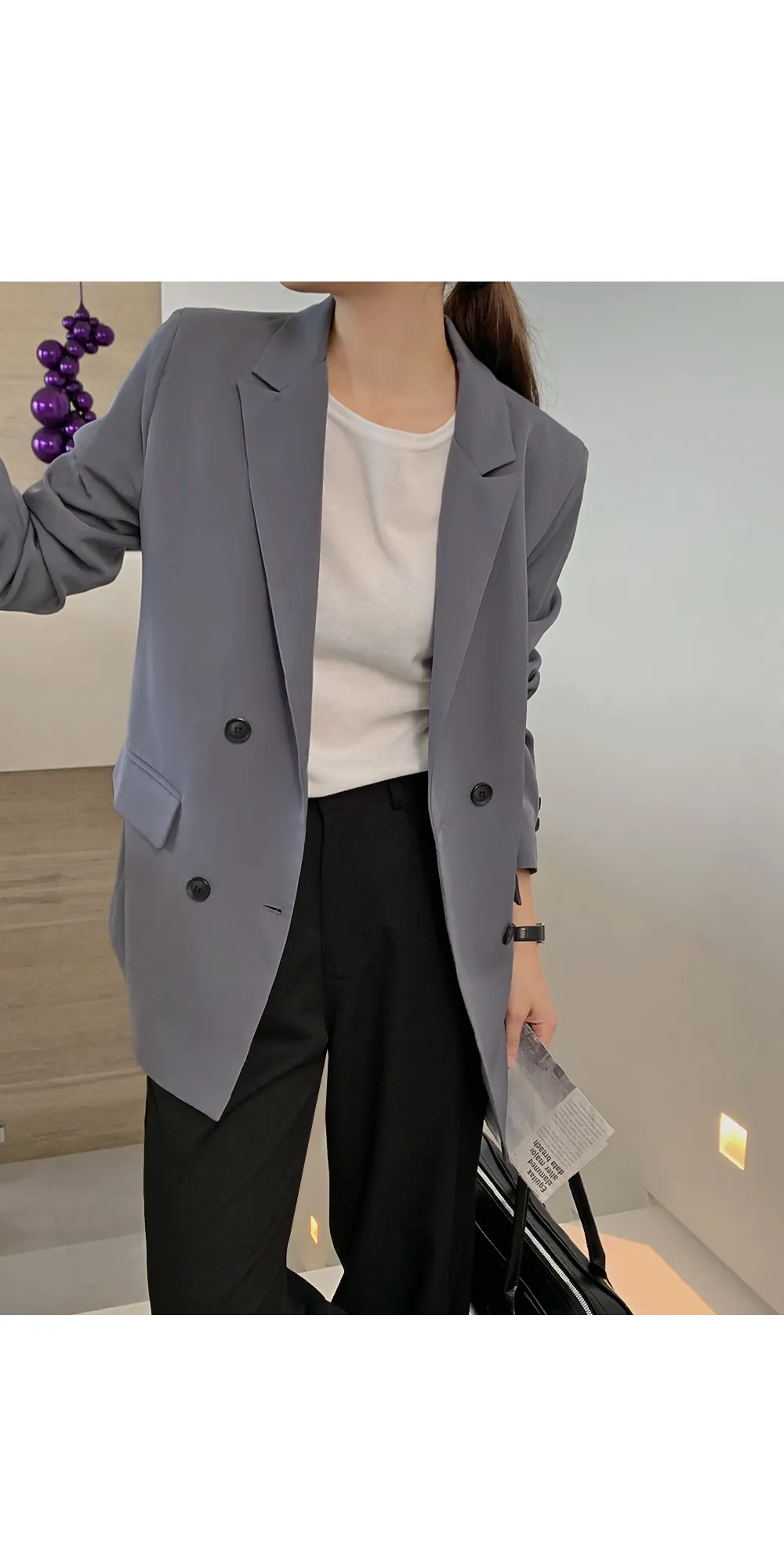 제스티 테일러드더블자켓