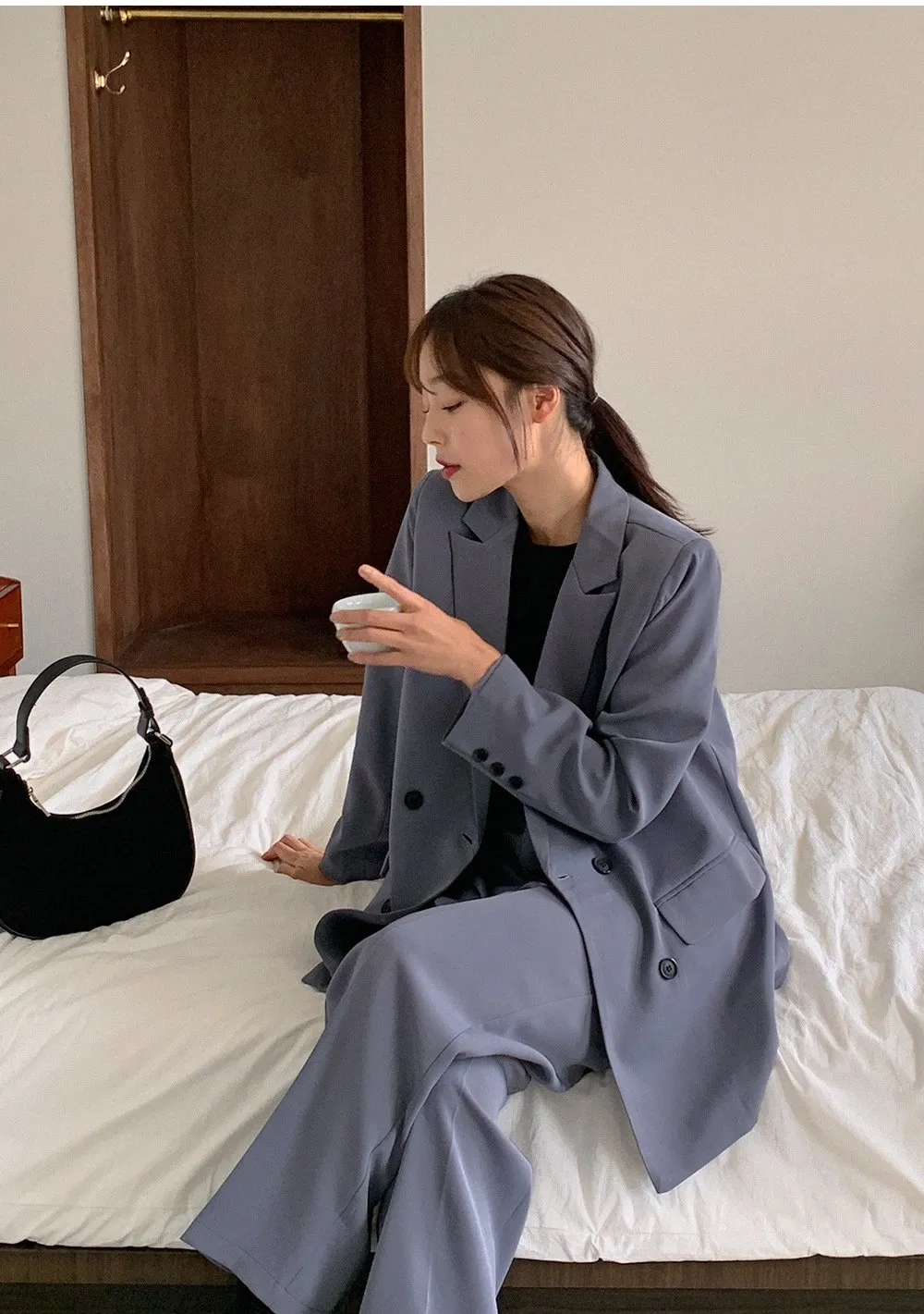 제스티 테일러드더블자켓