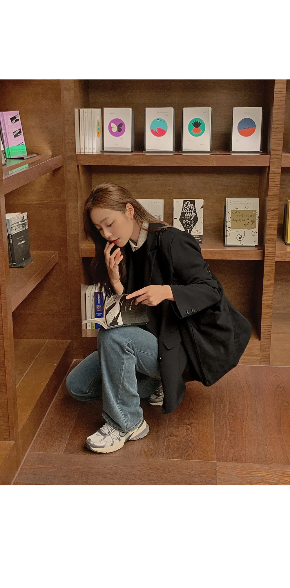 제스티 테일러드더블자켓