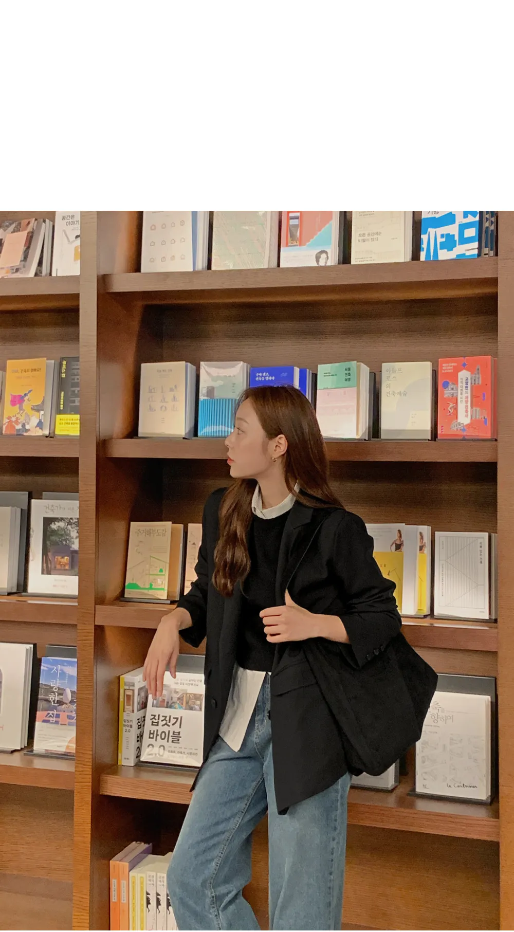 제스티 테일러드더블자켓