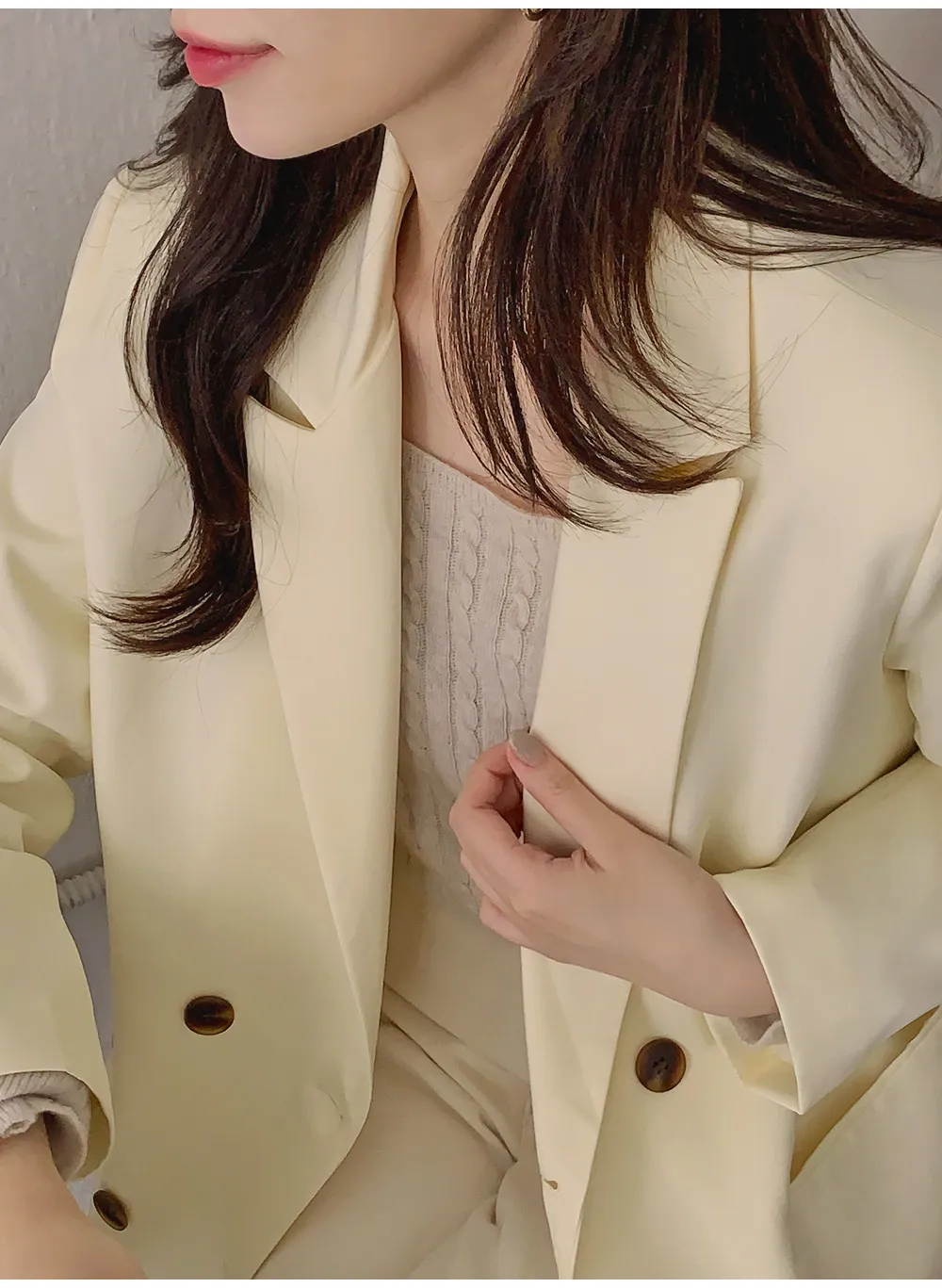 제스티 테일러드더블자켓