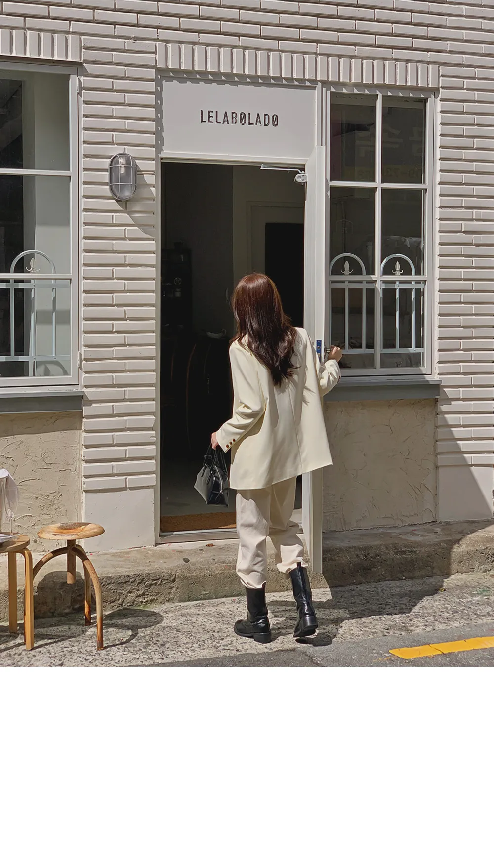 제스티 테일러드더블자켓
