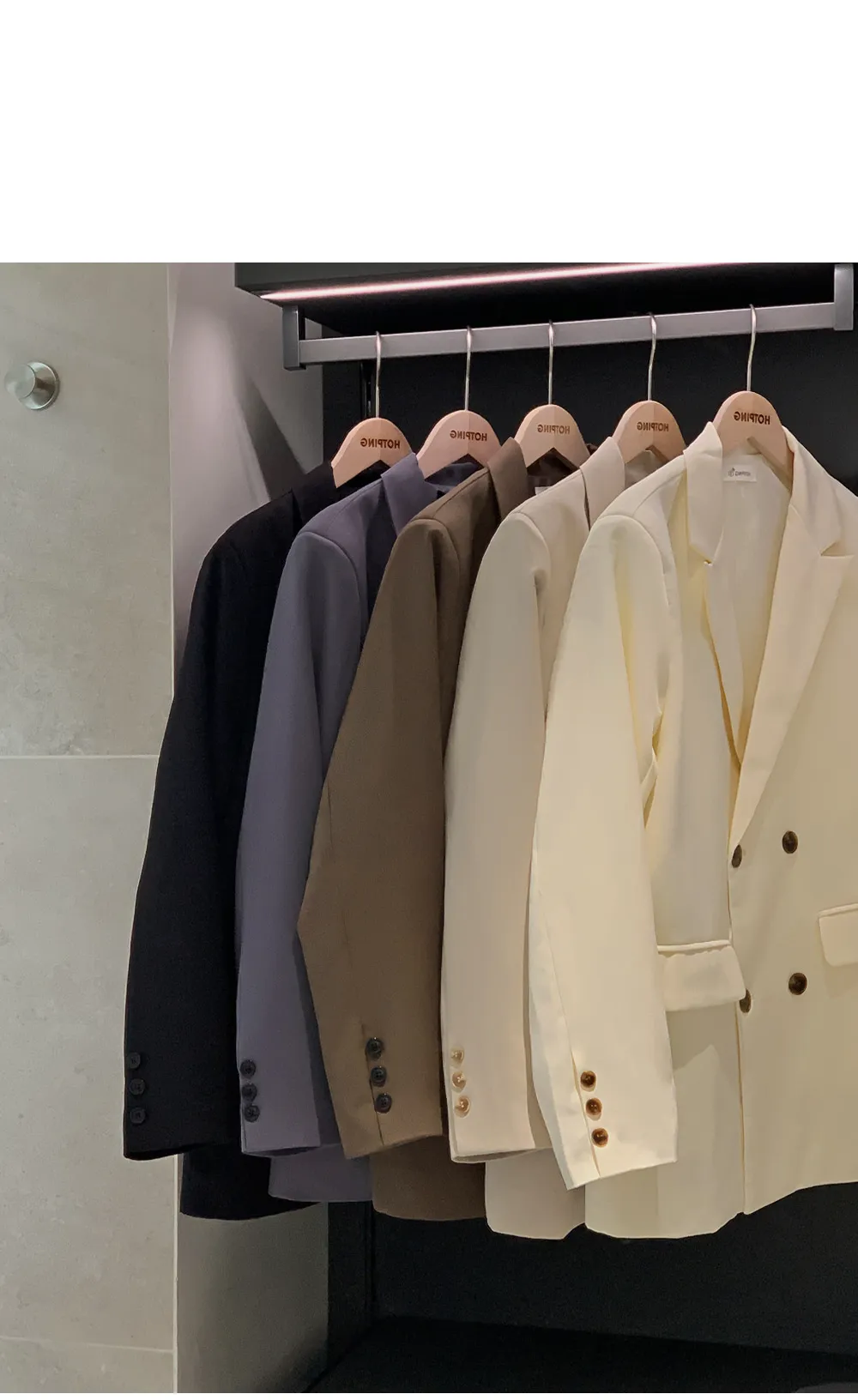 제스티 테일러드더블자켓