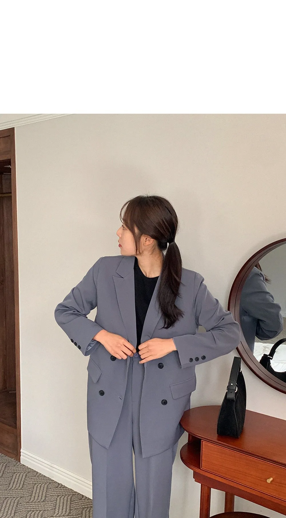 제스티 테일러드더블자켓