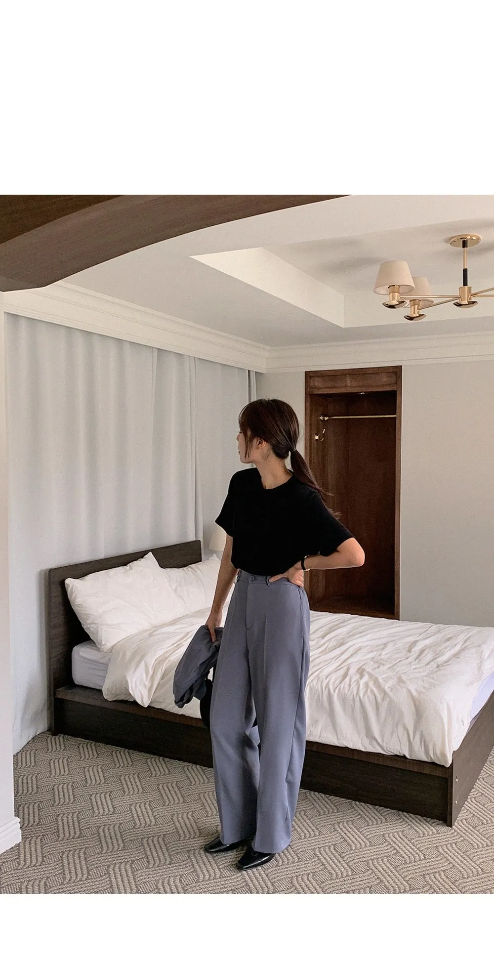 제스티 테일러드더블자켓
