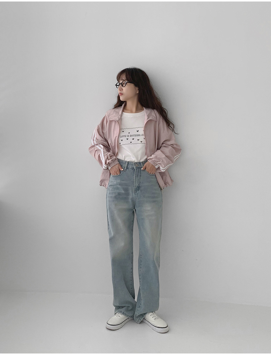 【美品✨ビブパンツ✨レディース L】ESTIVO ナイロン デニム パンツ ビックロゴプリントストレッチデニムパンツ （デニムパンツ