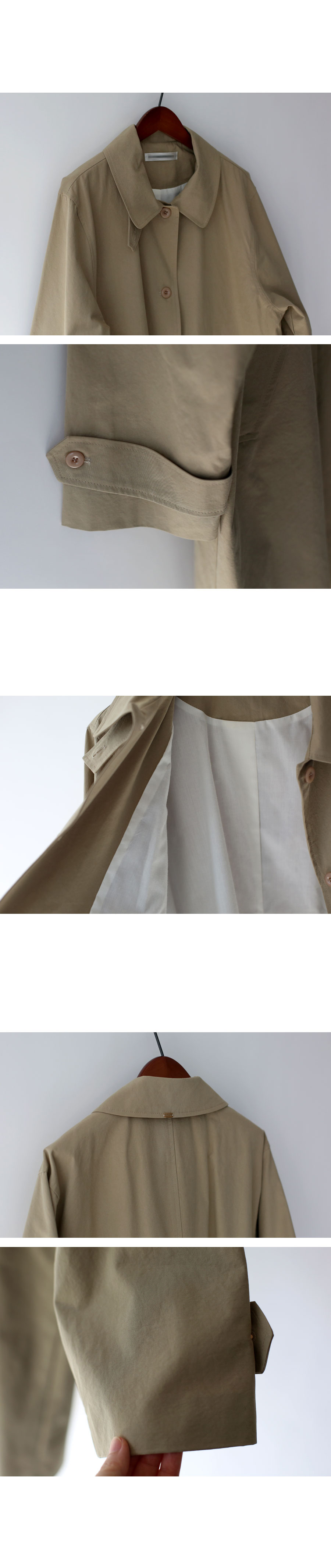 【新品】roughlow /ラフロー イノベイティブトレンチコート innovative trench (beige) 8月下旬から9月上旬頃に発送予定