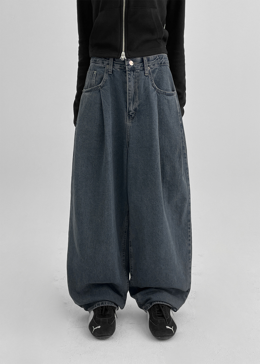 LINKABLE デニム風パンツ 1660175_22570064_k3.jpg