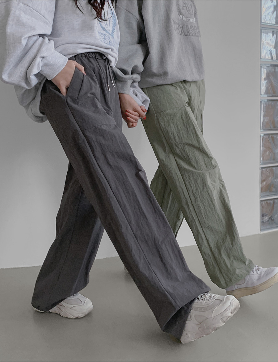 2WAYドロストタックナイロンパンツ | レディースファッション通販 - DHOLIC