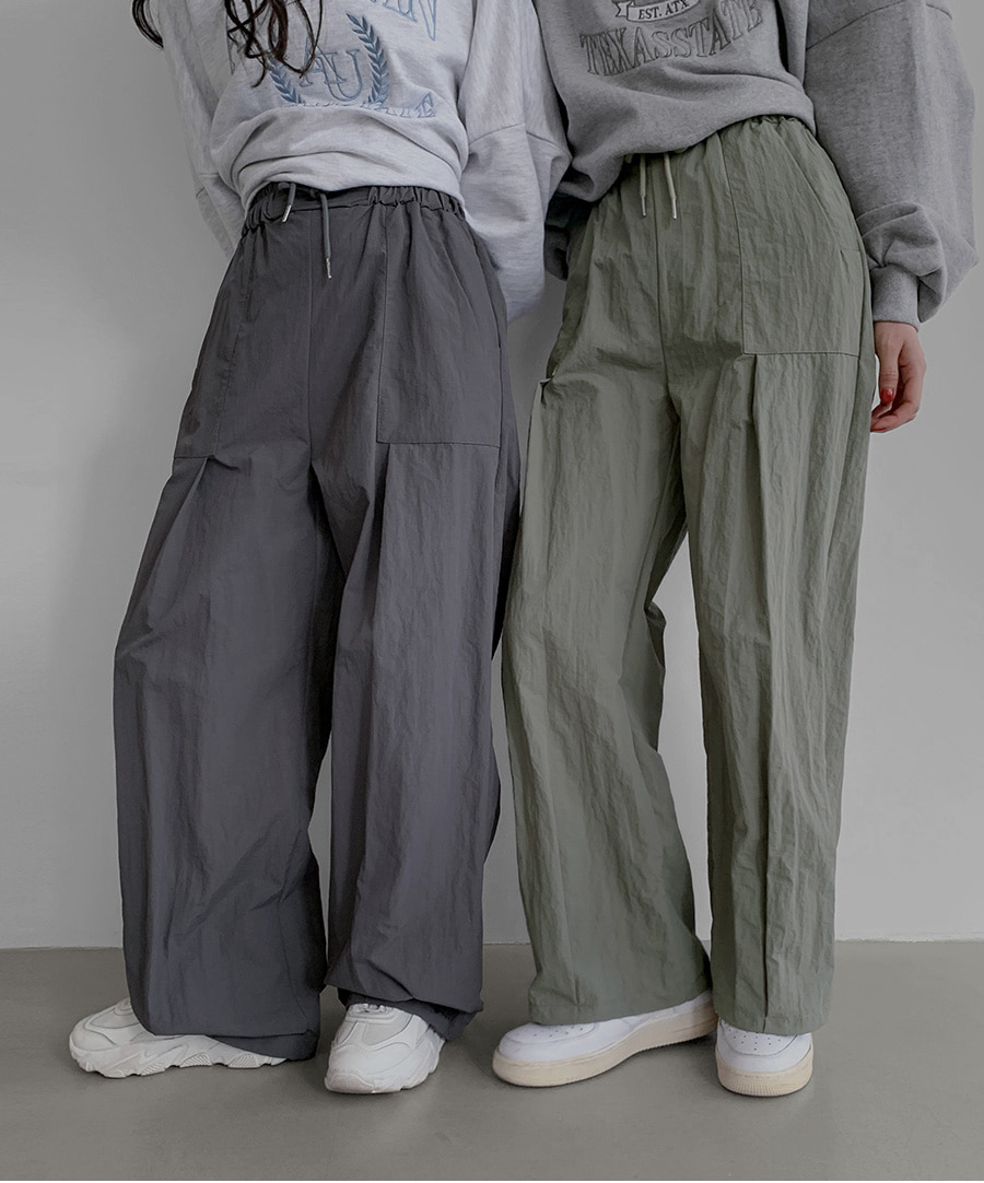 2WAYドロストタックナイロンパンツ | レディースファッション通販 - DHOLIC