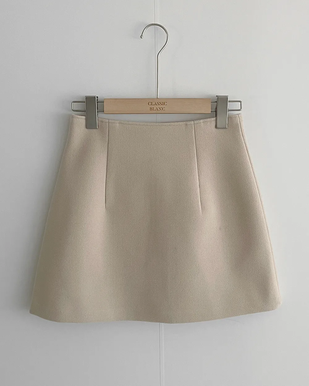 미니 스커트 오트밀 색상 이미지-S1L81