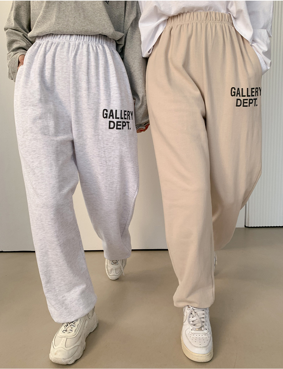 サイドレタリングスウェットジョガーパンツ | レディースファッション