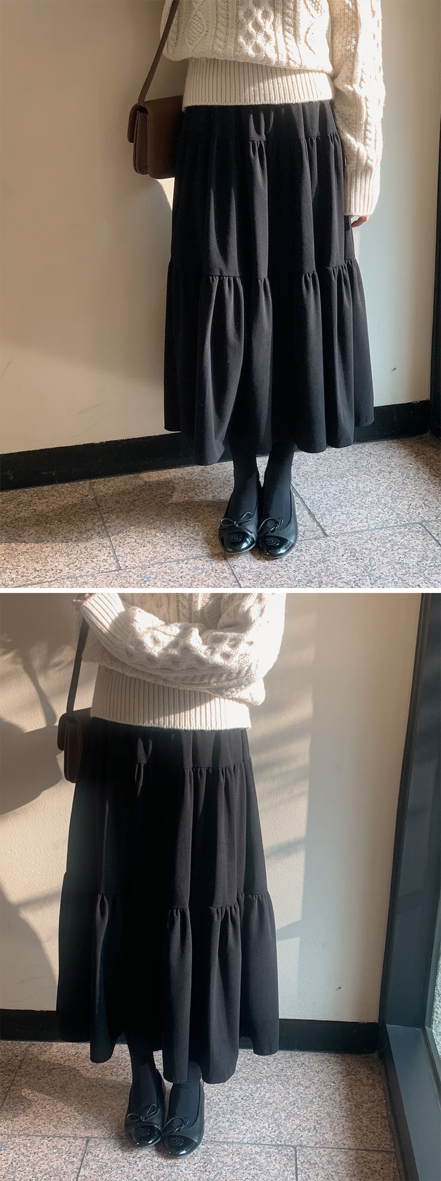 イージーコーデュロイティアードスカート | レディースファッション