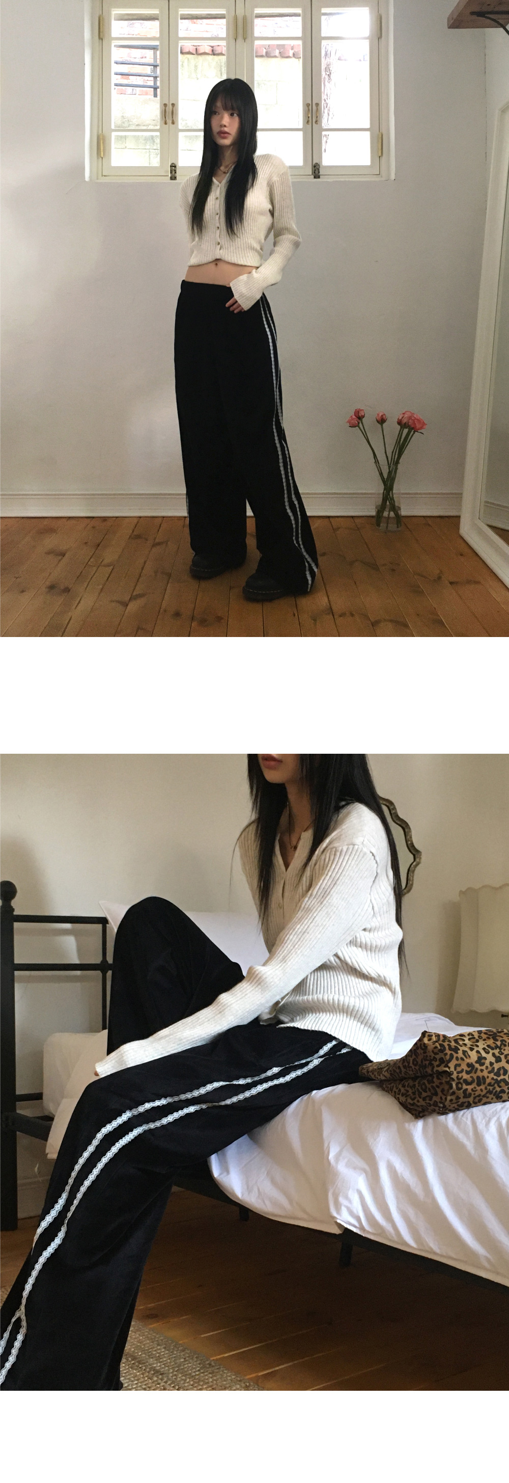 レーストラックワイドベロアパンツ | レディースファッション通販 - DHOLIC