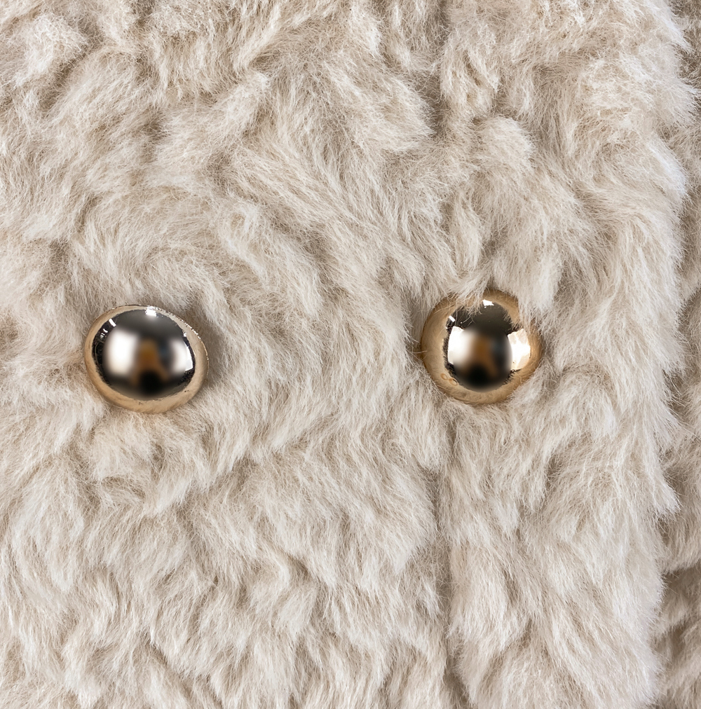 ダブルゴールドボタンエコファージャケット | レディースファッション