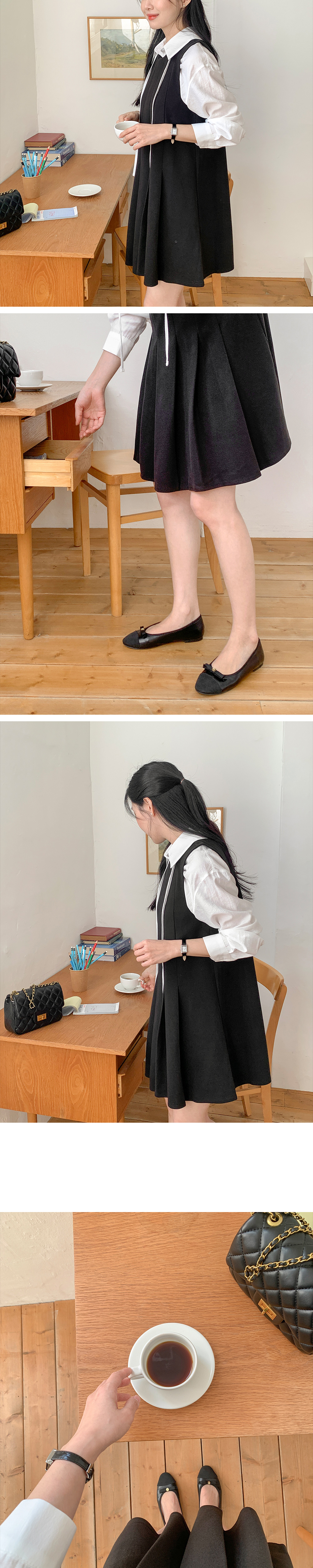 プリーツノースリーブミニワンピース | レディースファッション通販