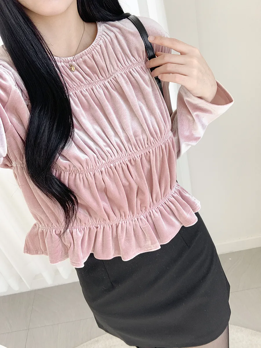 긴팔 티셔츠 모델 착용 이미지-S1L26