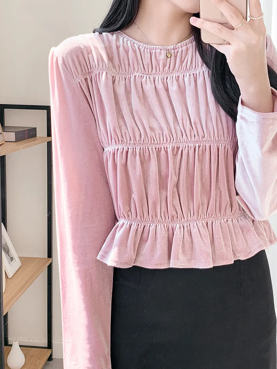 긴팔 티셔츠 모델 착용 이미지-S1L25