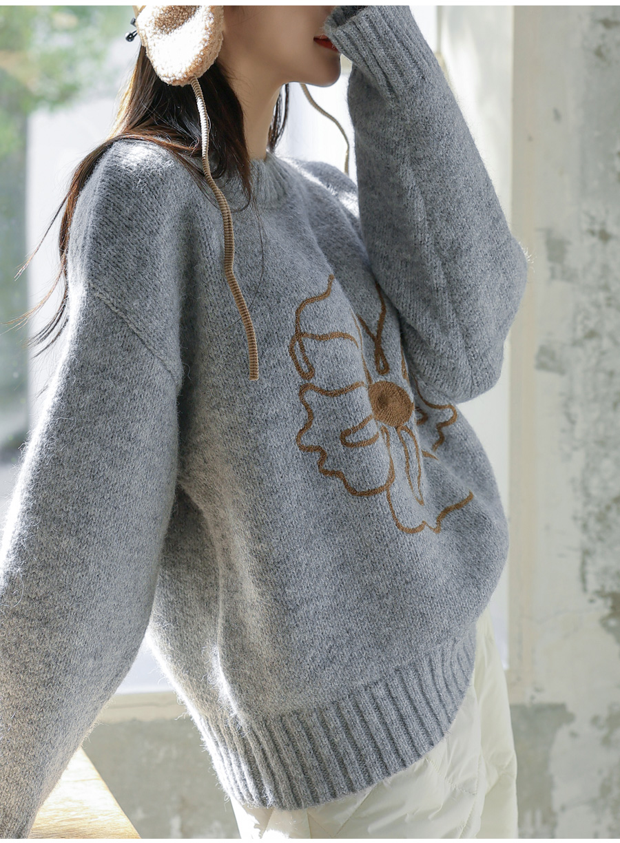 ビッグフラワーニット | レディースファッション通販 - DHOLIC