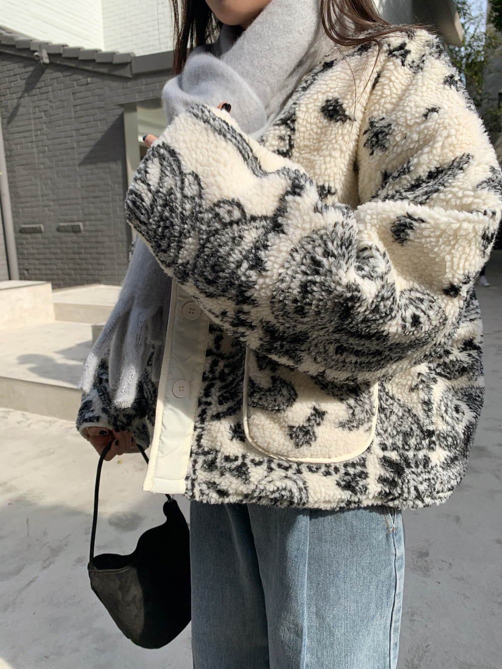 ペイズリーボアジャケット | レディースファッション通販 - DHOLIC