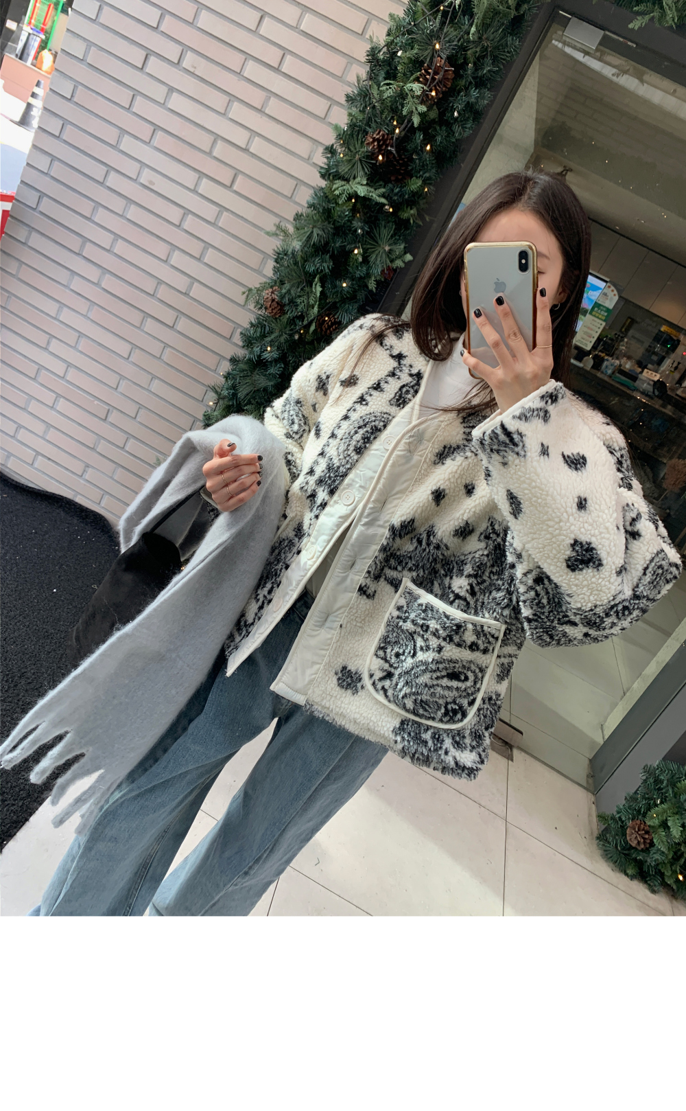 ペイズリーボアブルゾン ペイズリーボアジャケット | レディースファッション通販 - DHOLIC