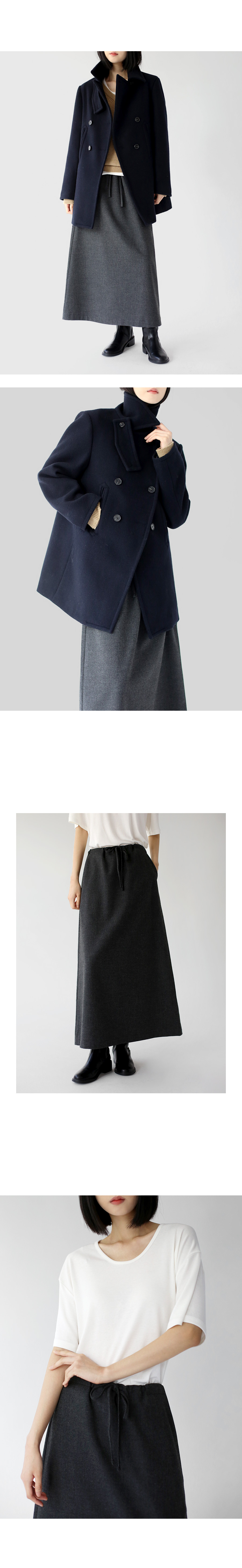 チンストラップダブルボタンコート | レディースファッション通販 - DHOLIC