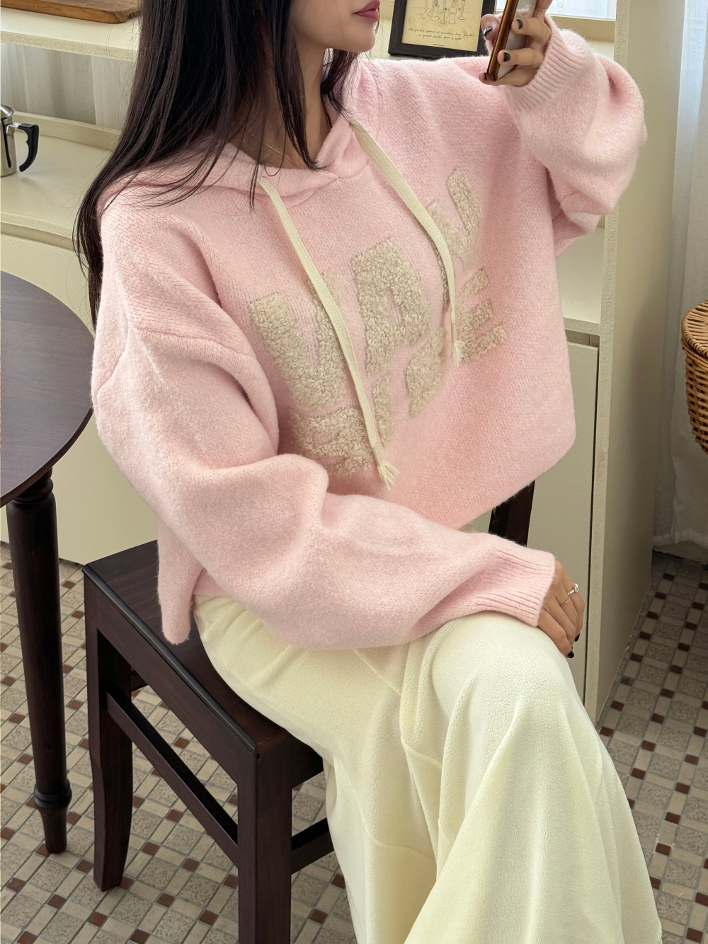 VANBISEクロップドフードニット | レディースファッション通販 - DHOLIC